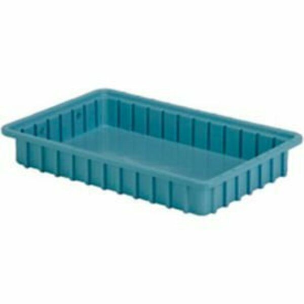 Lewisbins LEWISBins Divider Box  DC2025 16-1/2" x 10-7/8" x 2-1/2", Light Blue DC2025  Lt Blue